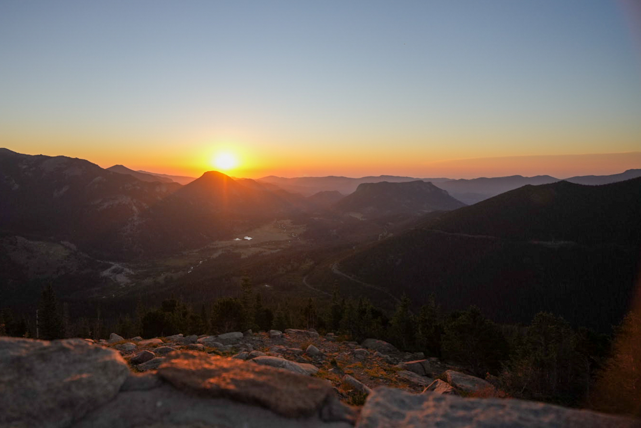 Rocky Mountain National Park Sunrise